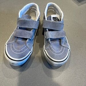 Vans Kids Velcro Blue Sneakers